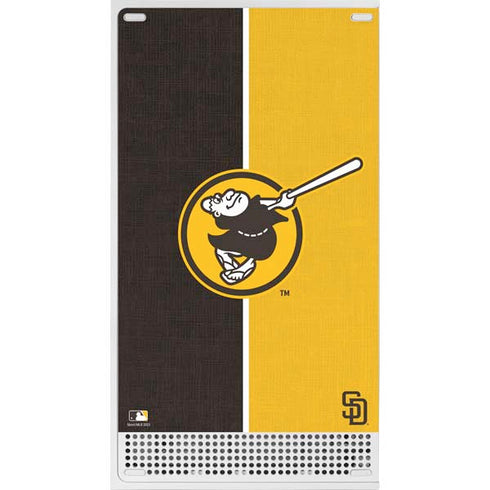 MLB San Diego Padres Split Xbox Series S Console Skin